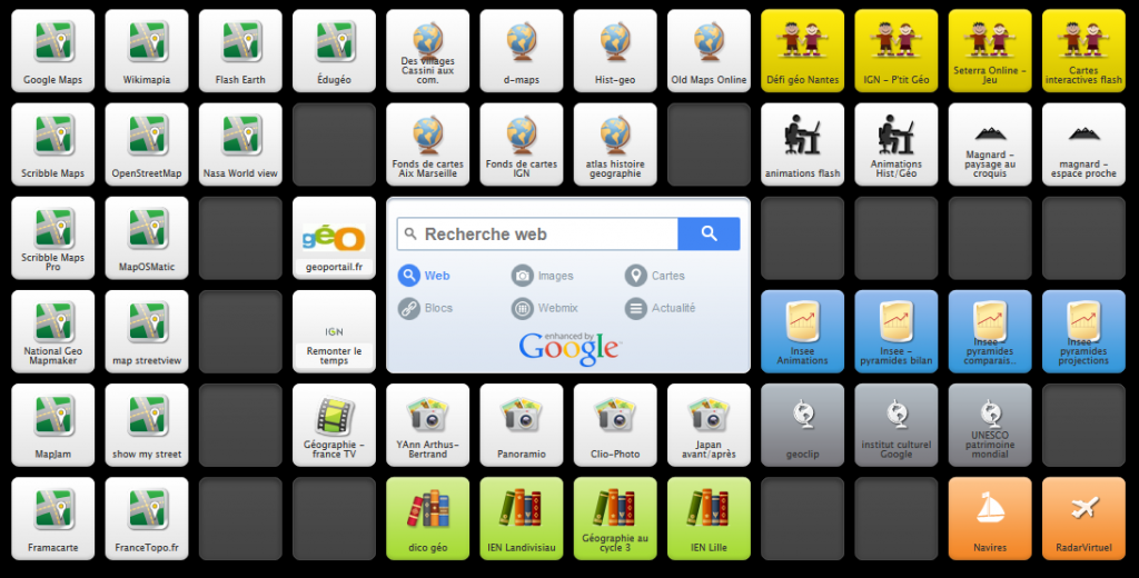 symbaloo-geographie