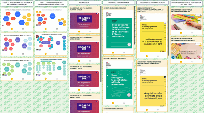 Accompagnement des nouveaux programmes